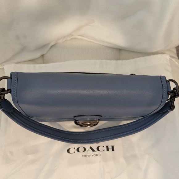 Coach Soft Tabby Shoulder Bag in Chambray (blue) - Picture 9 of 14